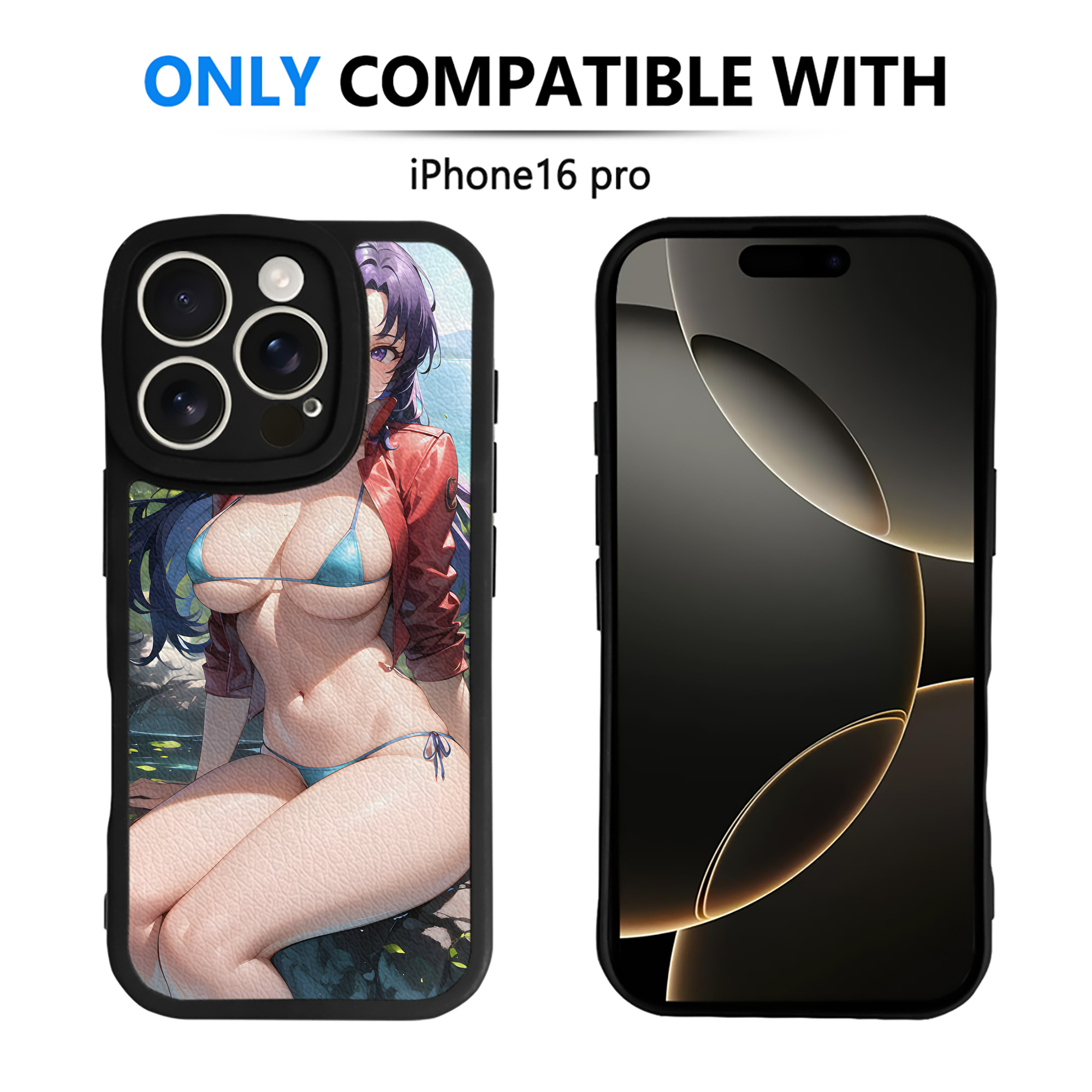 （画像用） EVA 新世紀エヴァンゲリオン 【iPhone 16シリーズ対応】シリコンスマホケース（レザー調） 材質：シリコン